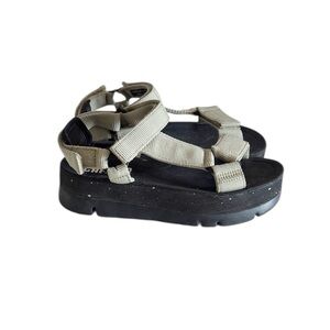 Camper Womens Oruga Up Platform Strappy Summer Sandals size 37 EU